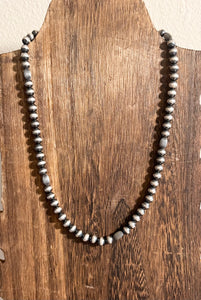 Corrugated Mixed 6mm Necklace