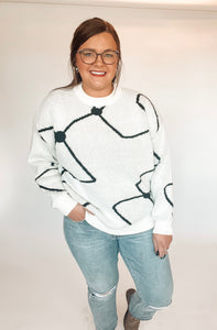 Coziest Geometric Sweater