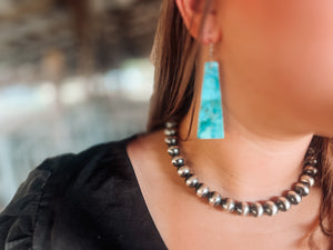 17" 12mm Navajo Pearls