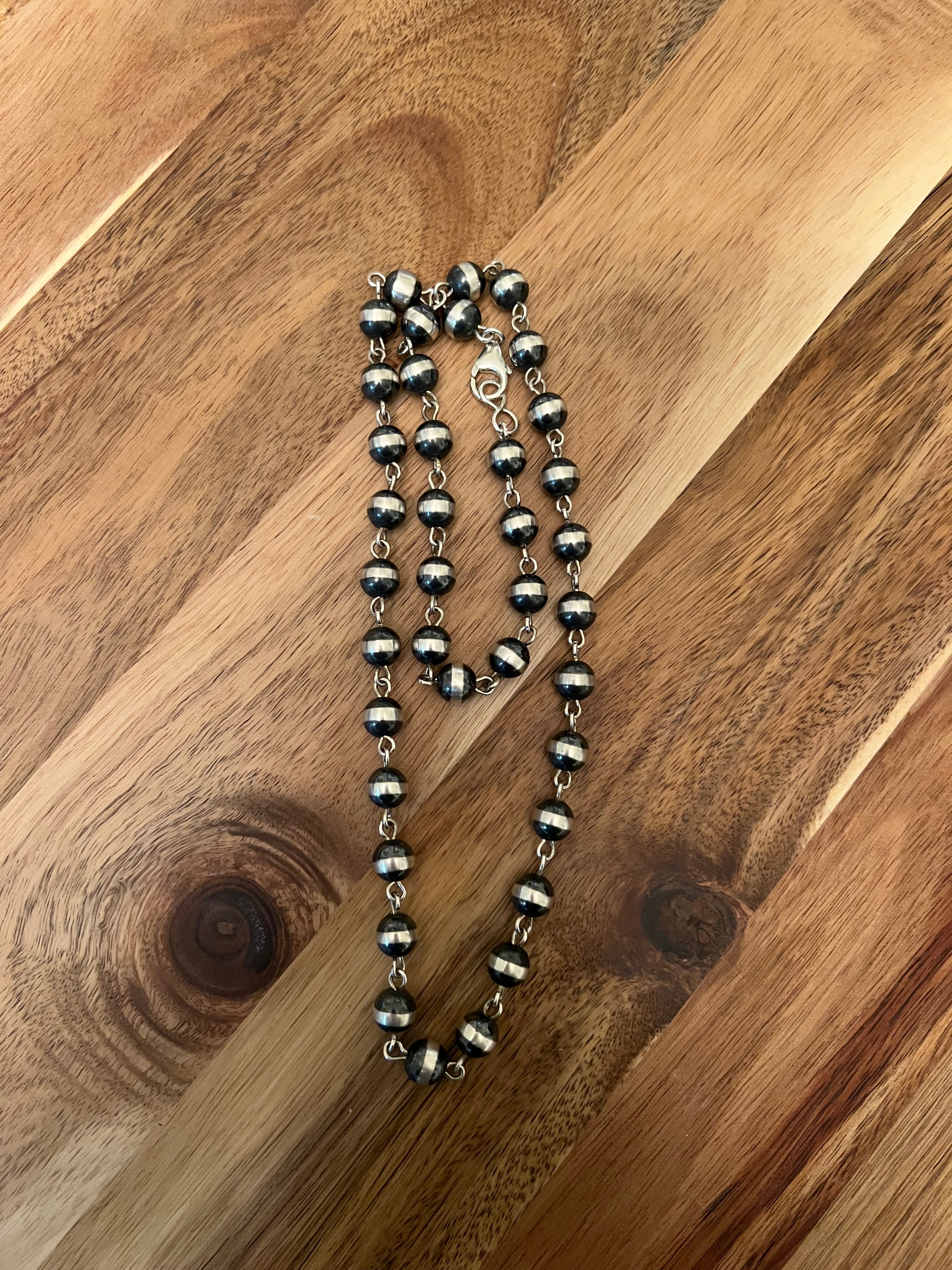 Navajo Pearl Rosary Necklace