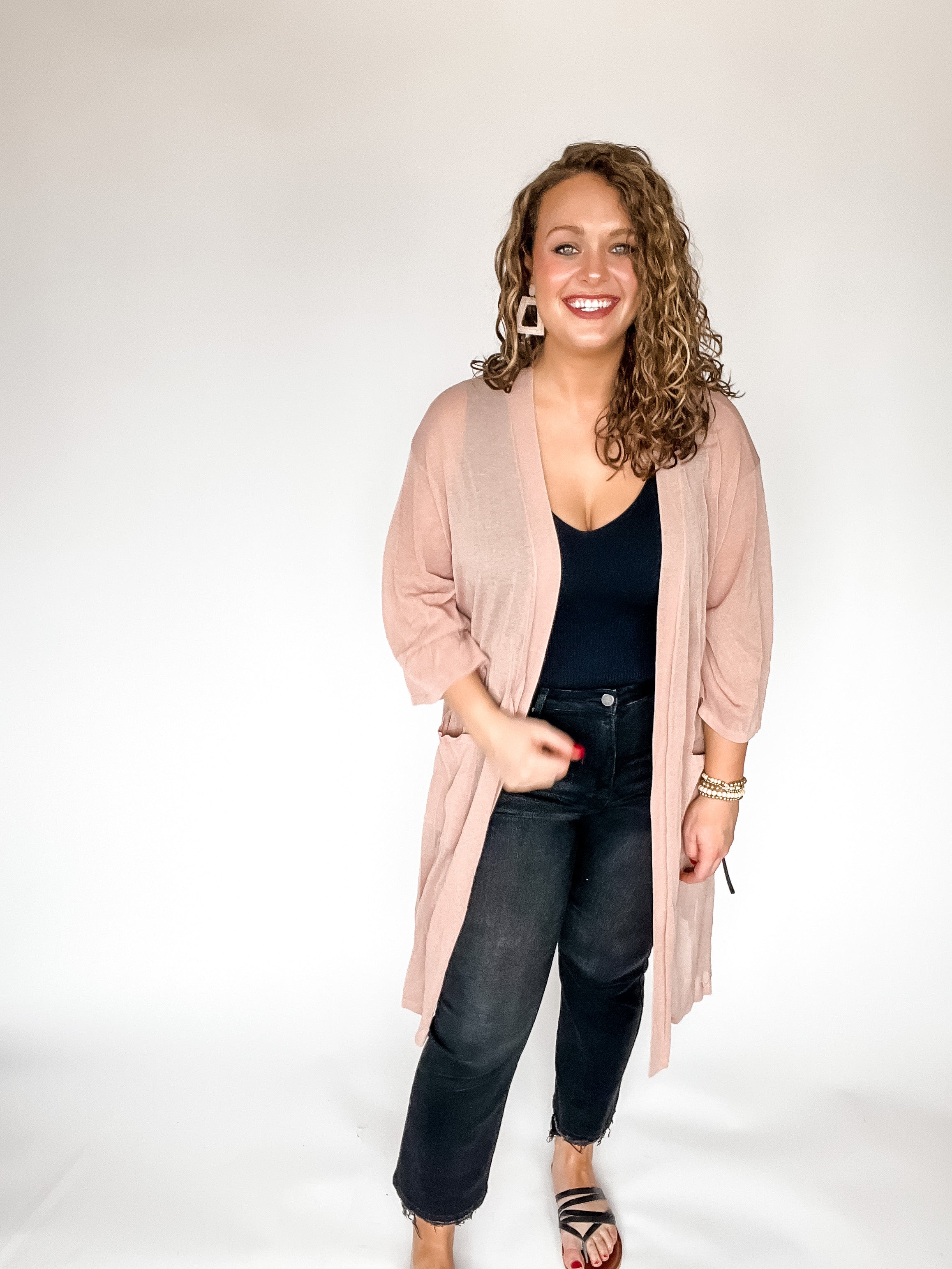 Lightweight Taupe Duster