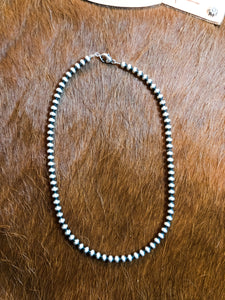 20" 6mm Navajo Pearl Necklace