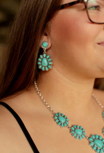 Turquoise Gemstone Earring