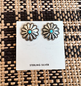 Concho Studs w/ turquoise